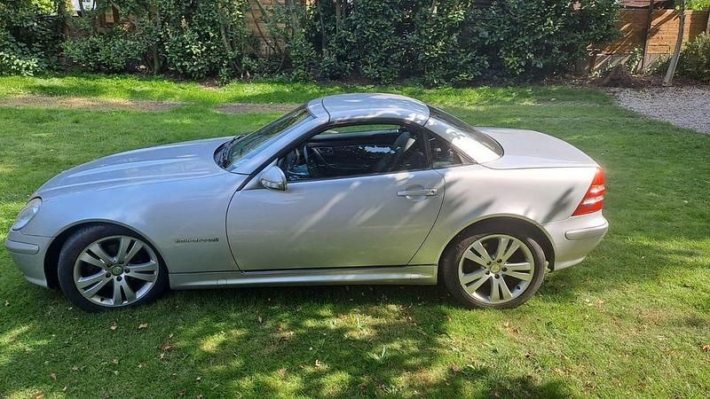 Gebraucht Mercedes SLK200 163 PS (119 kW) 2003 Silber Cabrio