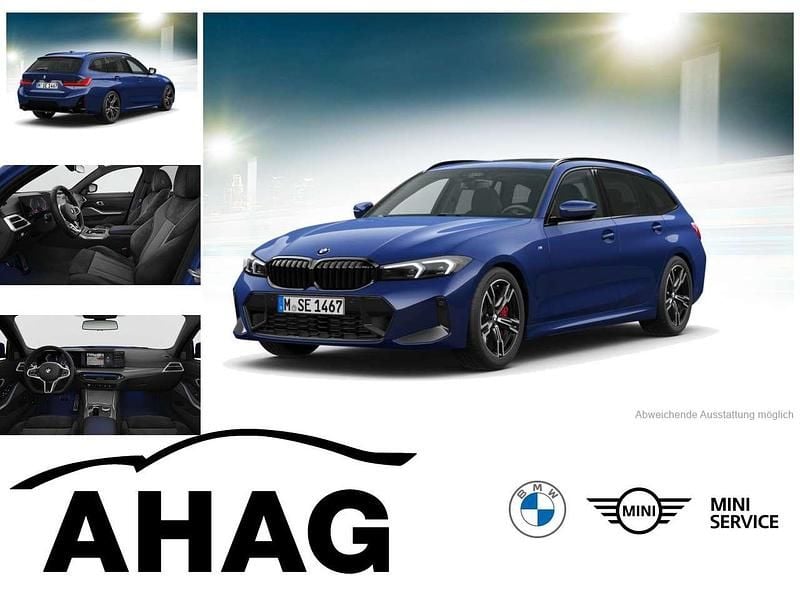 M portimao blau metallic Gebraucht 2024 BMW 318 M Sport Kombi | 41.840 € (Teuer) - Bild 1/4