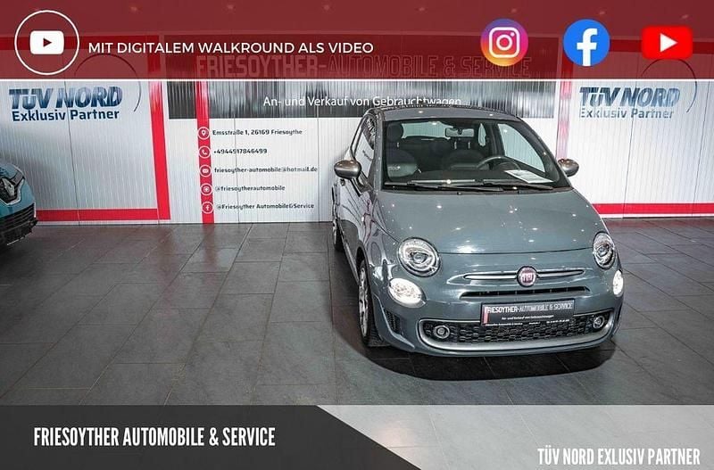 Grau Gebraucht 2019 Fiat 500S S Kleinwagen | 9.990 € (Fairer Preis) - Bild 1/4