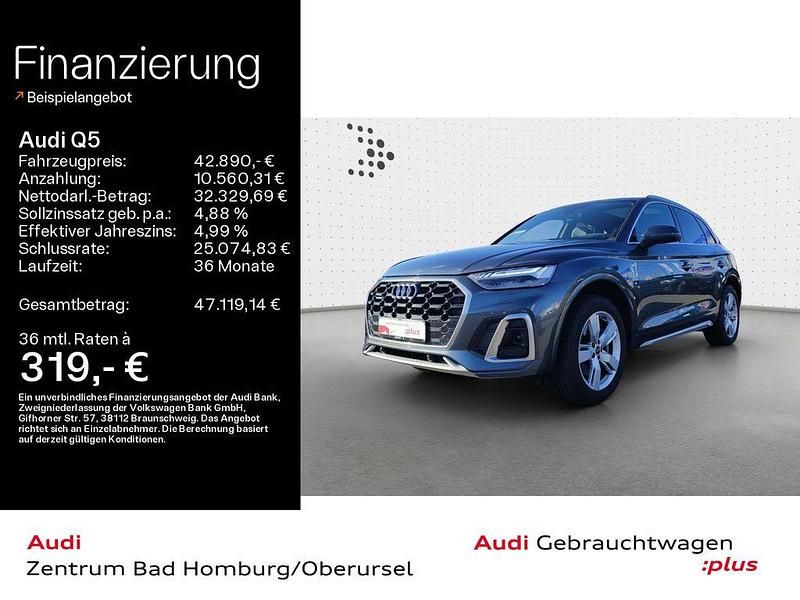Daytonagrau perleffekt Gebraucht 2022 Audi Q5 S-Line SUV | 42.890 € (Fairer Preis) - Bild 1/4