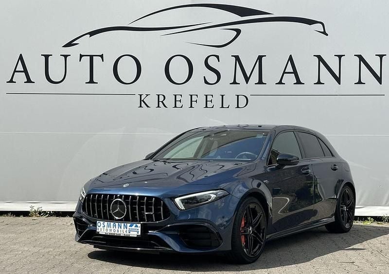 Denimblau metalliclack Gebraucht 2022 Mercedes A45 AMG AMG Limousine | 47.950 € (Superpreis) - Bild 1/4