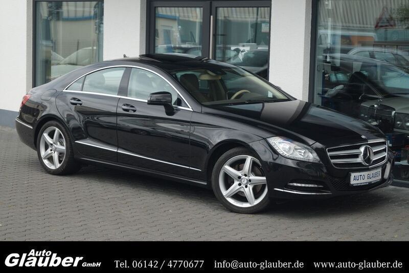 Obsidianschwarz metalliclack Gebraucht 2014 Mercedes CLS350 Limousine | 18.950 € (Fairer Preis) - Bild 1/4