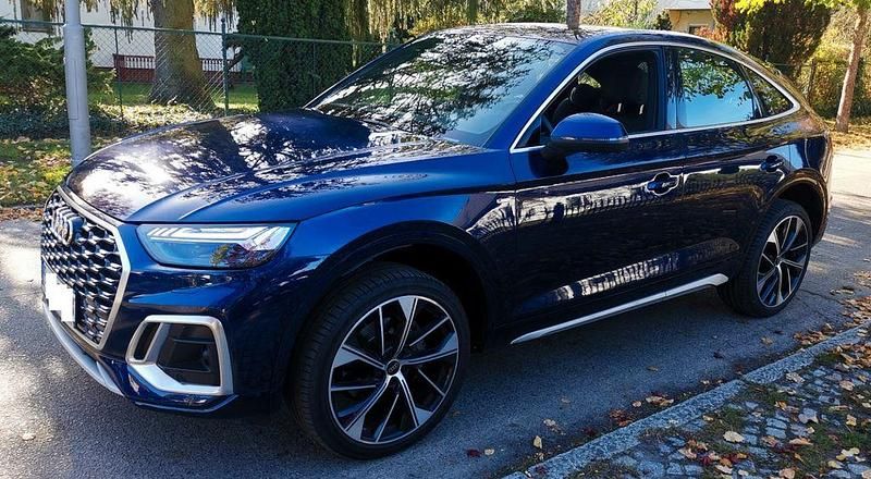 Blau Gebraucht 2022 Audi Q5 Sportback Ambiente SUV | 44.999 € (Fairer Preis) - Bild 1/4