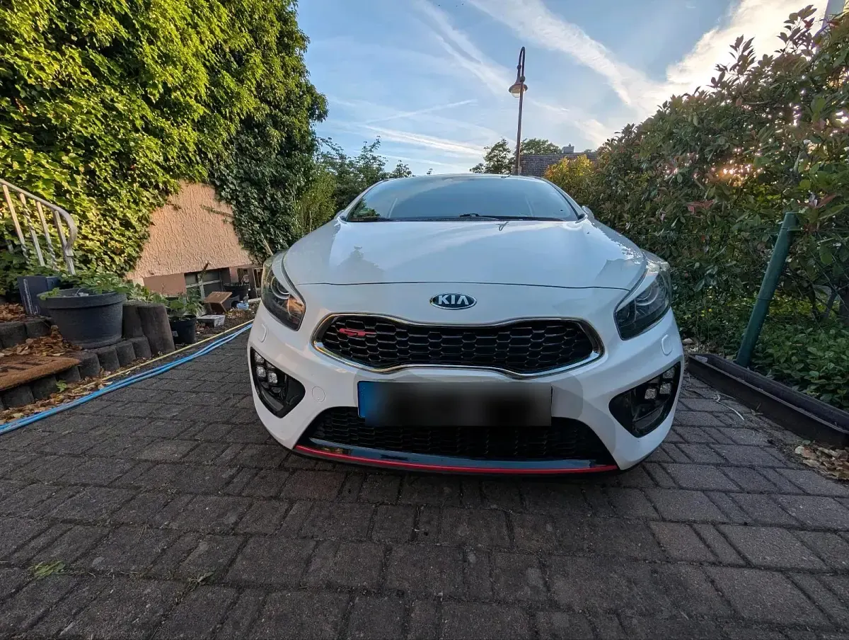 Gebraucht Kia Ceed GT GT 204 PS (150 kW) 2016 Weiß Coupé