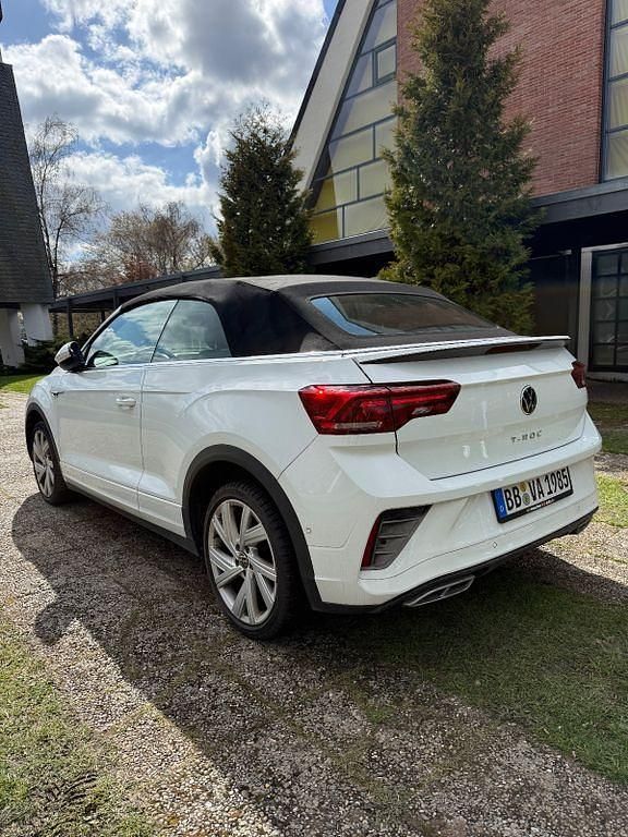Gebraucht VW T-Roc Cabriolet 150 PS (110 kW) 2022 Weiß Cabrio