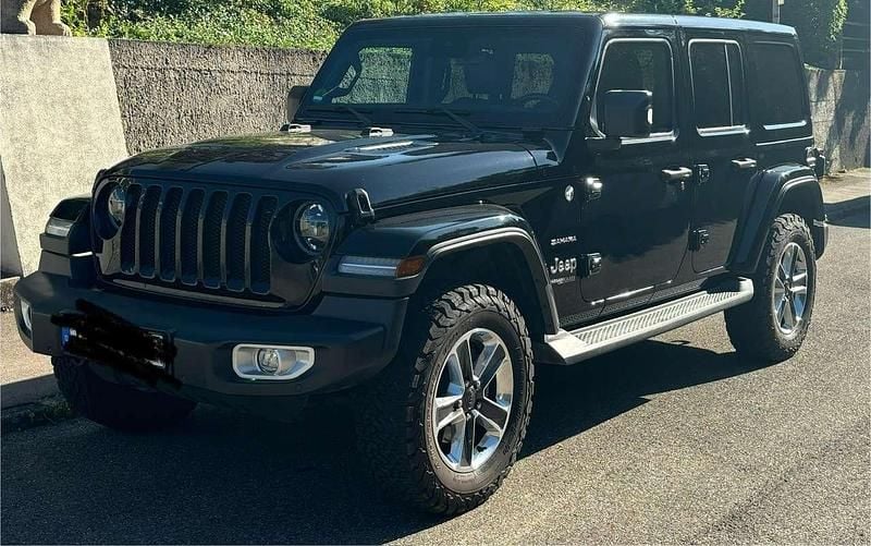 Schwarz Gebraucht 2022 Jeep Wrangler Sahara SUV | 48.950 € (Guter Preis) - Bild 1/3