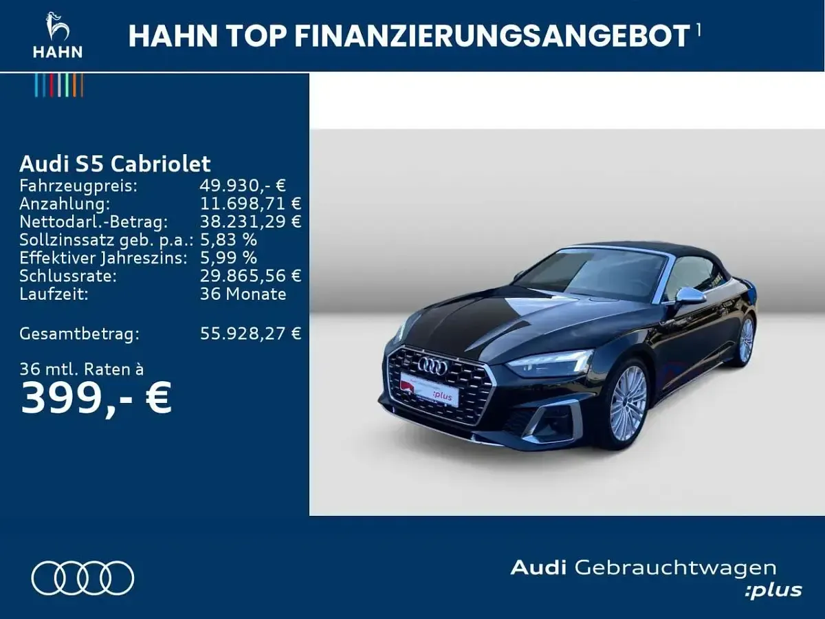 Gebraucht Audi S5 Cabriolet Sport 354 PS (260 kW) 2024 Schwarz Cabrio