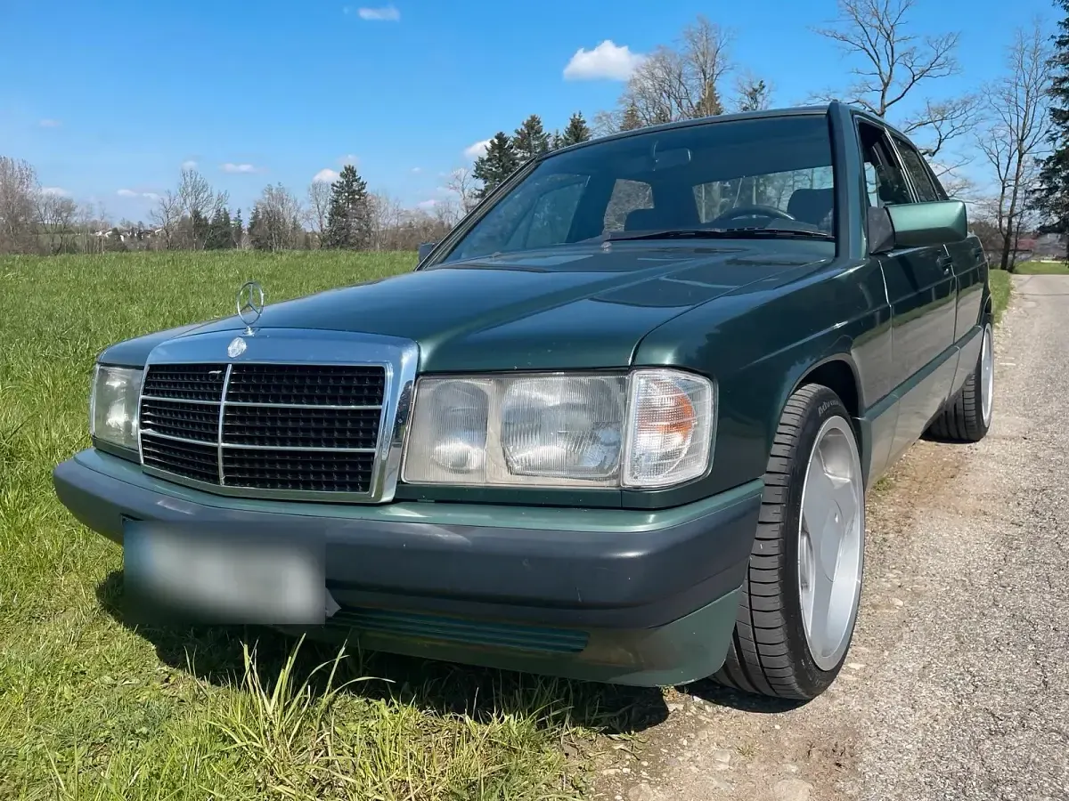 Gebraucht Mercedes 190 1990 Grün Limousine