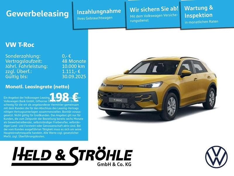 Gelb Neu 2025 VW T-Roc Trendline SUV | 28.290 € (Superpreis) - Bild 1/4