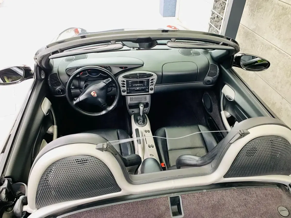 Gebraucht Porsche Boxster 220 PS (161 kW) 1999 Schwarz Cabrio