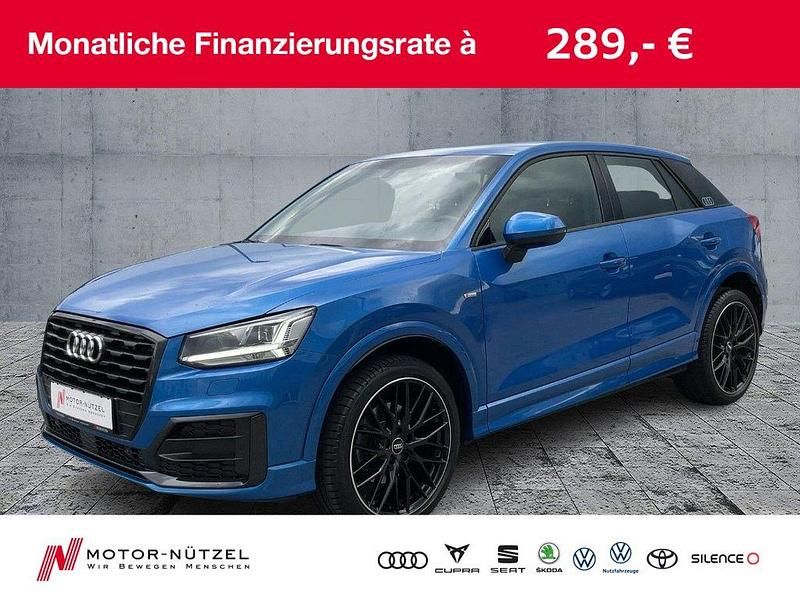 Arablau kristalleffekt Gebraucht 2018 Audi Q2 Sport SUV | 21.960 € (Fairer Preis) - Bild 1/4