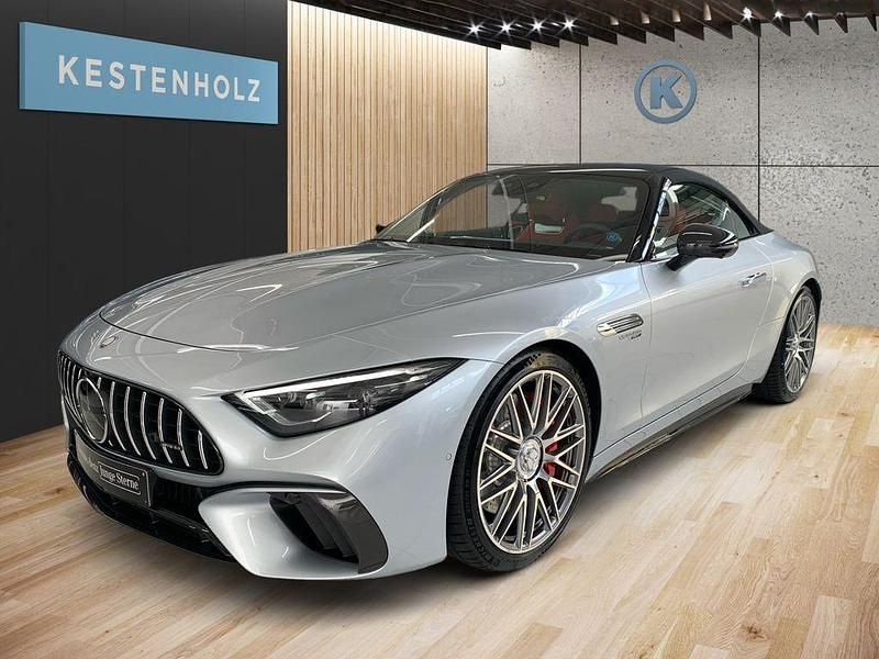 Gebraucht Mercedes SL55 AMG AMG 476 PS (350 kW) 2024 Metalliclack hightechsilber Cabrio