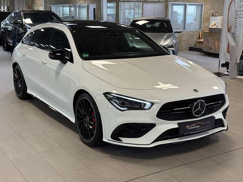 Weiß Gebraucht 2021 Mercedes CLA35 AMG Shooting Brake AMG Kombi | 36.999 € (Guter Preis) - Bild 1/4