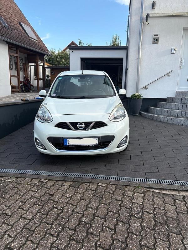 Weiß Gebraucht 2013 Nissan Micra Kleinwagen | 4.500 € (Fairer Preis) - Bild 1/4