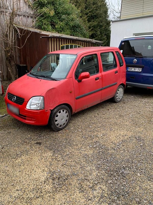 Gebraucht Opel Agila 74 PS (54 kW) 2003 Rot Van / Kleinbus