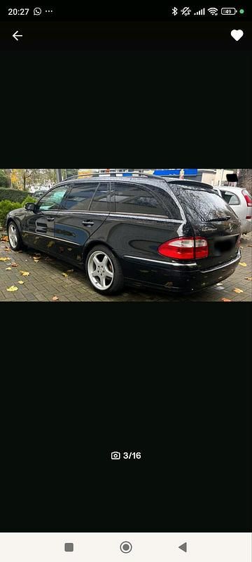 Gebraucht Mercedes E200 163 PS (119 kW) 2004 Schwarz Kombi