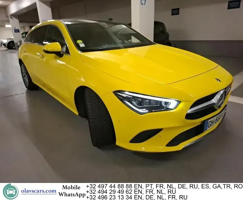 Gebraucht Mercedes CLA200 Shooting Brake Progressive 150 PS (110 kW) 2022 Gelb Kombi