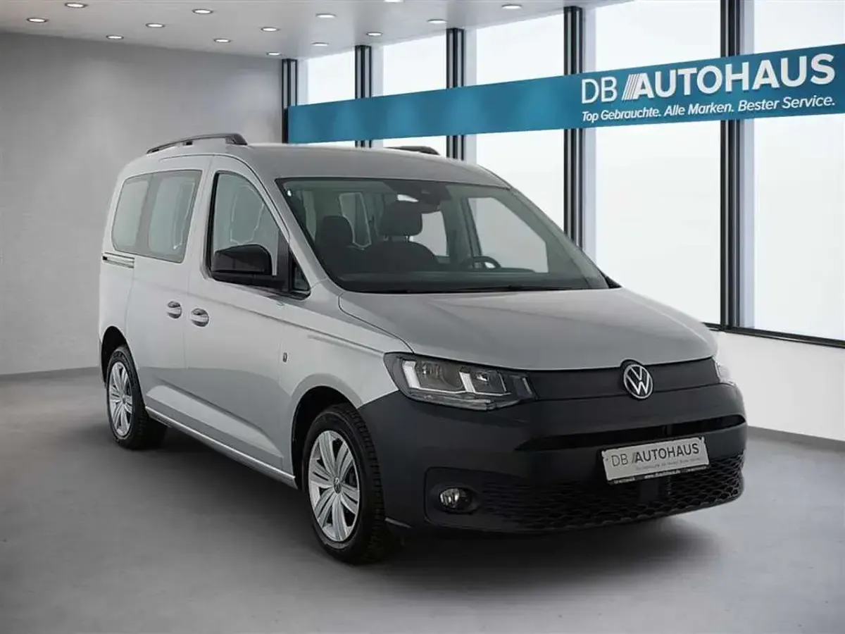 Gebraucht VW Caddy 122 PS (89 kW) 2022 Silber Van / Kleinbus