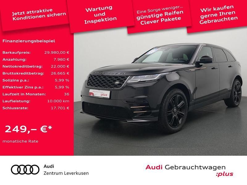 Schwarz Gebraucht 2019 Land Rover Range Rover Velar R-Dynamic SUV | 29.980 € (Guter Preis) - Bild 1/4