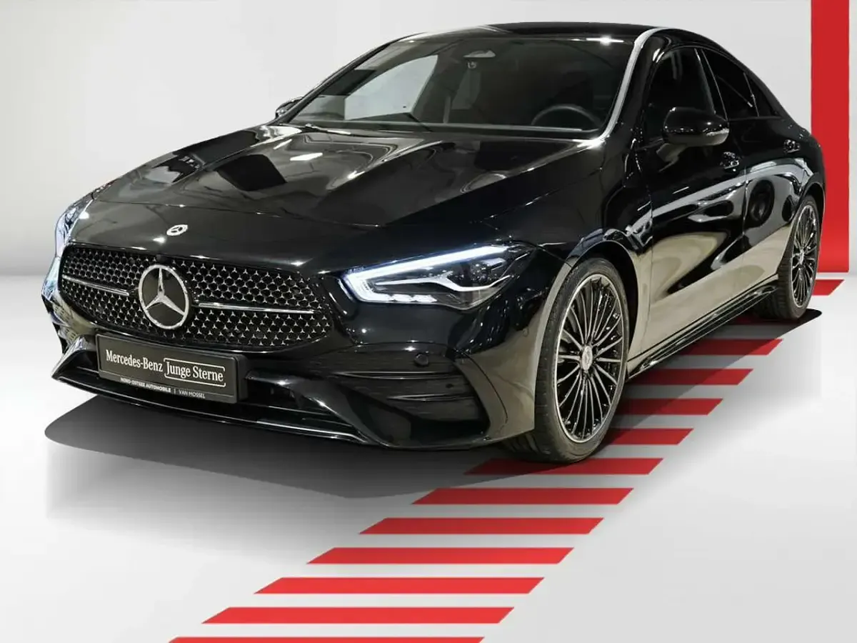 Gebraucht Mercedes CLA200 AMG 163 PS (119 kW) 2025 Kosmosschwarz metallic Coupé