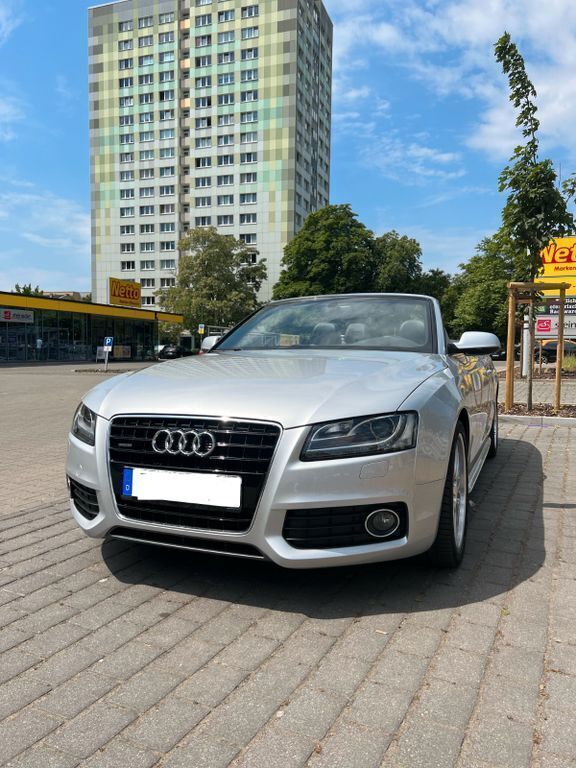 Silber Gebraucht 2010 Audi A5 Cabriolet Sport Cabrio | 18.600 € (Fairer Preis) - Bild 1/4