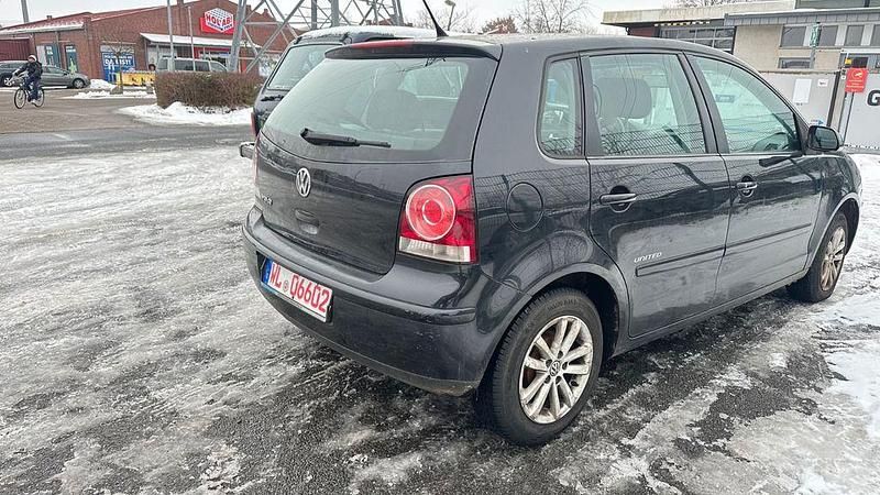 Gebraucht VW Polo United 69 PS (50 kW) 2009 Schwarz Kleinwagen