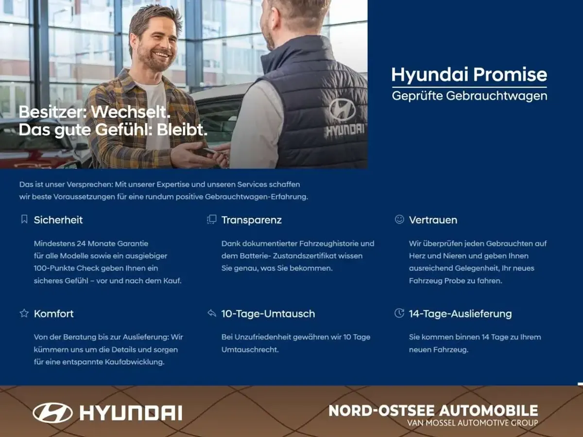 Gebraucht Hyundai Tucson Trend 179 PS (131 kW) 2024 Abyss black / met SUV