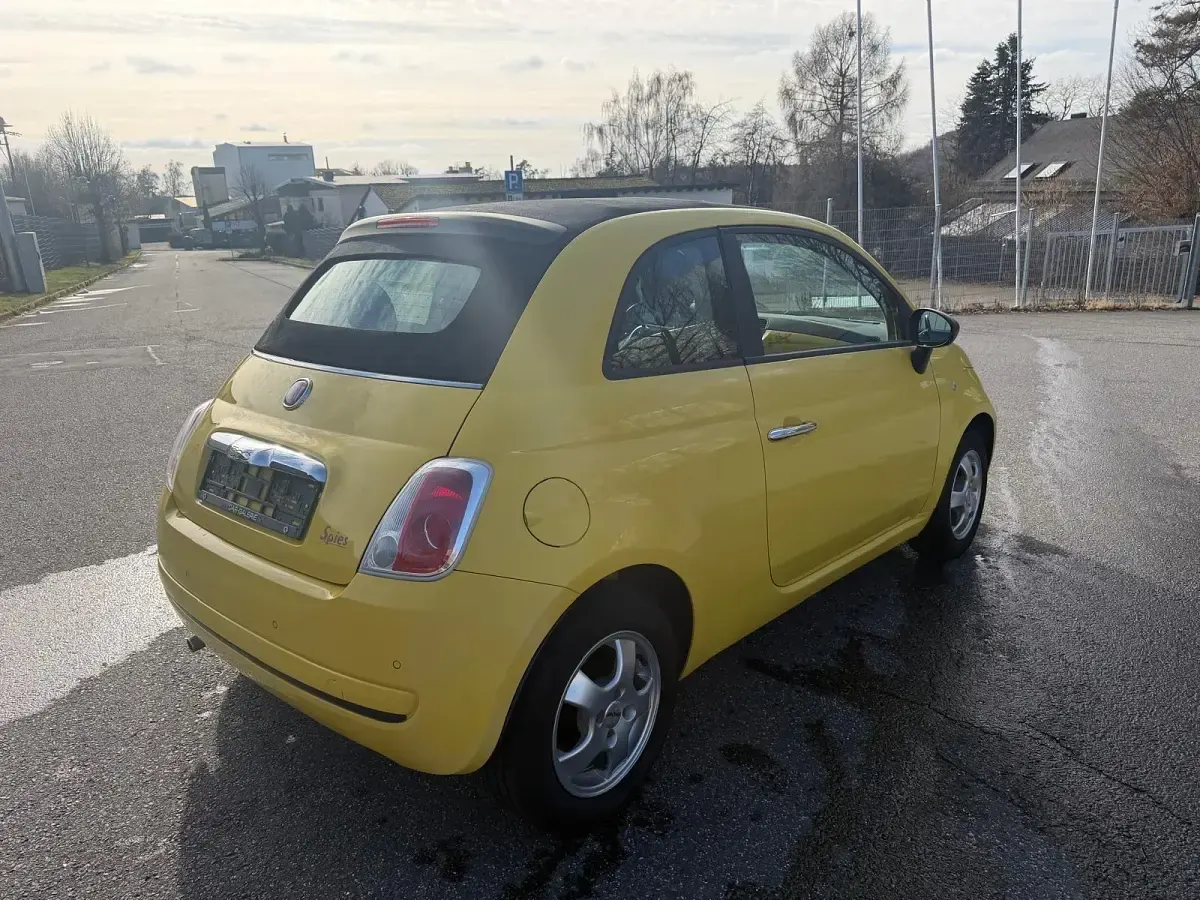 Gebraucht Fiat 500C 69 PS (50 kW) 2010 Gelb Cabrio