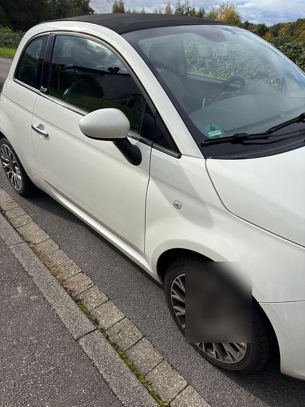 Weiß Gebraucht 2010 Fiat 500C Lounge Cabrio | 5.800 € (Fairer Preis) - Bild 1/4