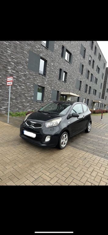 Schwarz Gebraucht 2012 Kia Picanto Attract Kleinwagen | 3.400 € (Fairer Preis) - Bild 1/4
