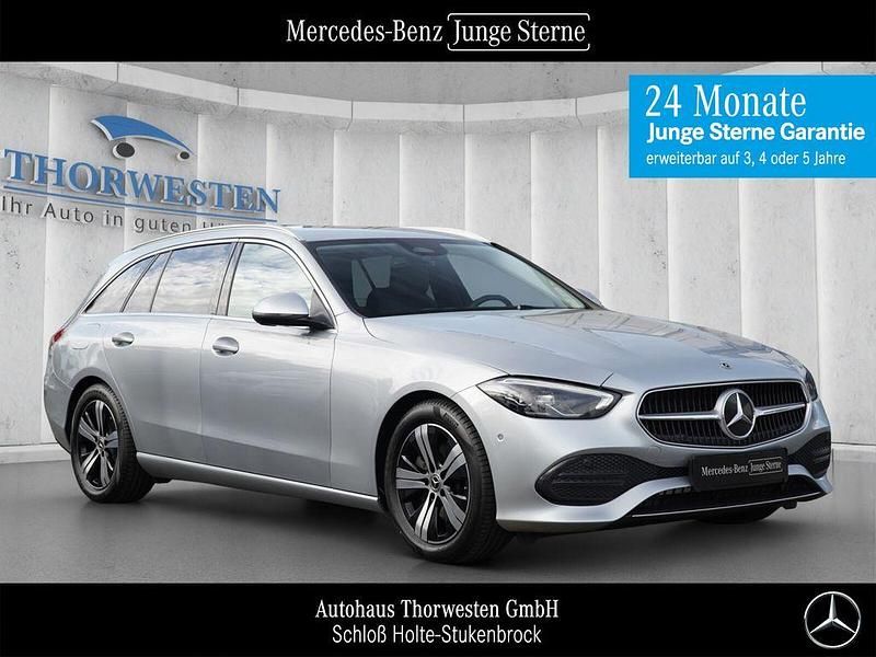 Silber Gebraucht 2024 Mercedes C220 Avantgarde Kombi | 36.650 € (Fairer Preis) - Bild 1/4