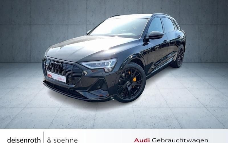 Schwarz Gebraucht 2022 Audi Q8 e-tron S-Line SUV | 36.240 € - Bild 1/4
