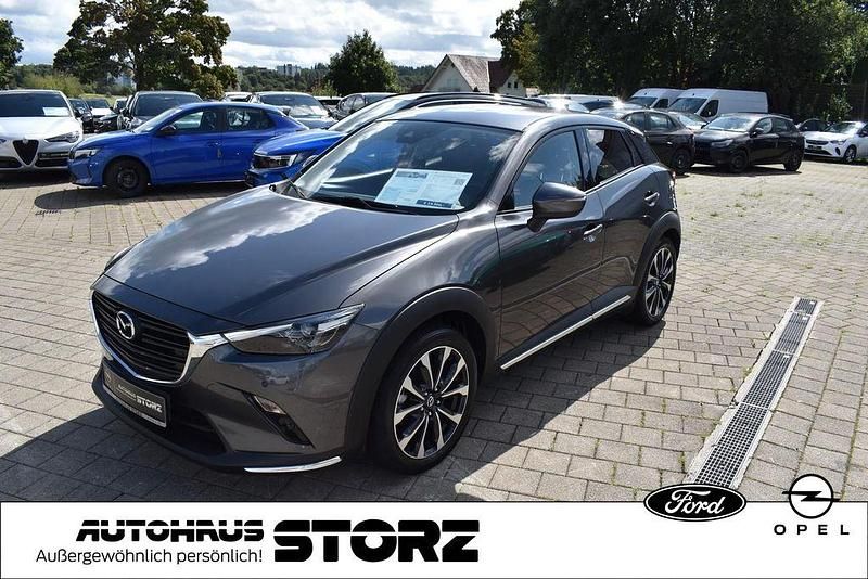 Machine gray Gebraucht 2018 Mazda CX-3 Sports-Line SUV | 19.900 € (Fairer Preis) - Bild 1/4