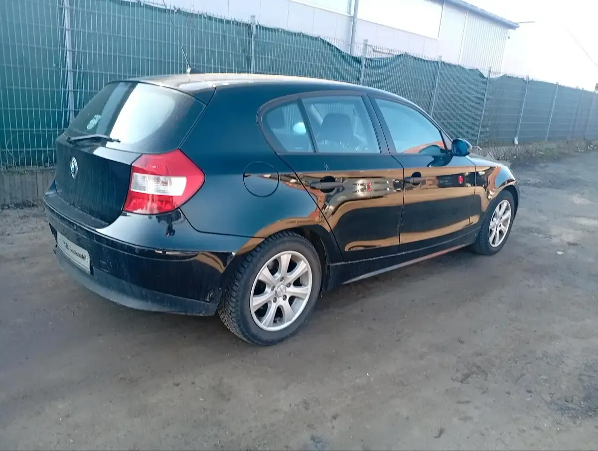 Gebraucht BMW 116 116 PS (85 kW) 2007 Schwarz Kleinwagen