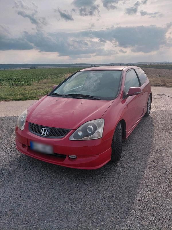 Rot Gebraucht 2005 Honda Civic Sport Kleinwagen | 1.300 € (Superpreis) - Bild 1/4