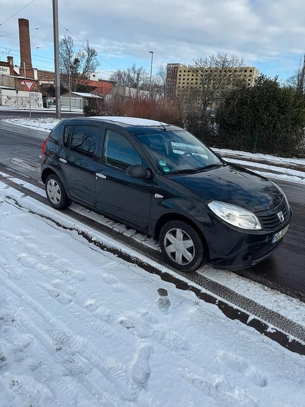 Gebraucht Dacia Sandero 75 PS (55 kW) 2009 Schwarz Kleinwagen