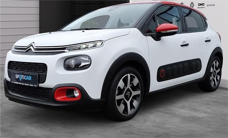 Weiß Gebraucht 2018 Citroën C3 Limousine | 12.900 € - Bild 1/4