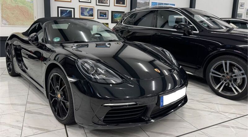 Schwarz Gebraucht 2018 Porsche Boxster Cabrio | 49.999 € (Superpreis) - Bild 1/4