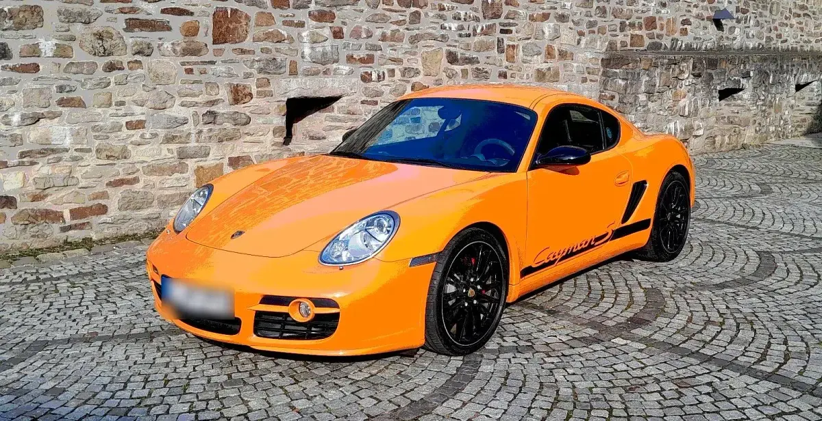 Gebraucht Porsche Cayman S Sport 303 PS (222 kW) 2008 Orange Coupé