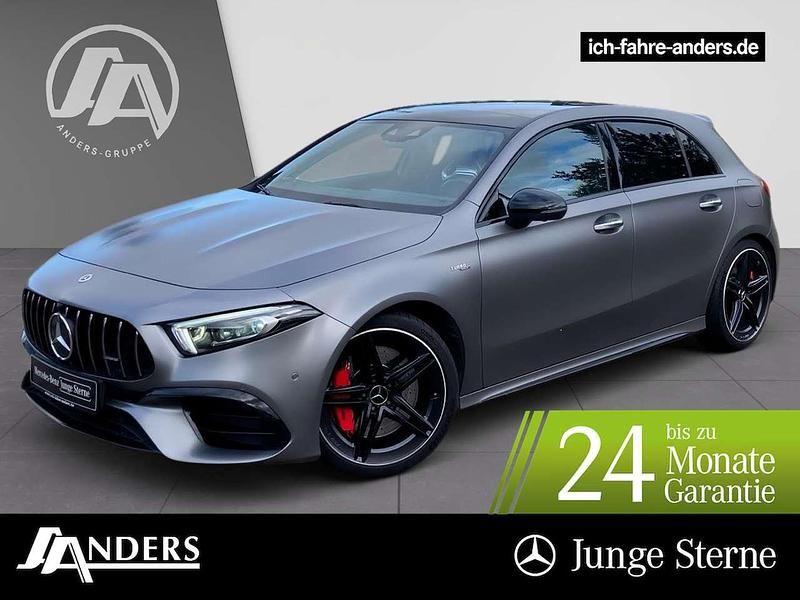 Mountaingrau Gebraucht 2022 Mercedes A45 AMG AMG Limousine | 43.494 € (Fairer Preis) - Bild 1/3