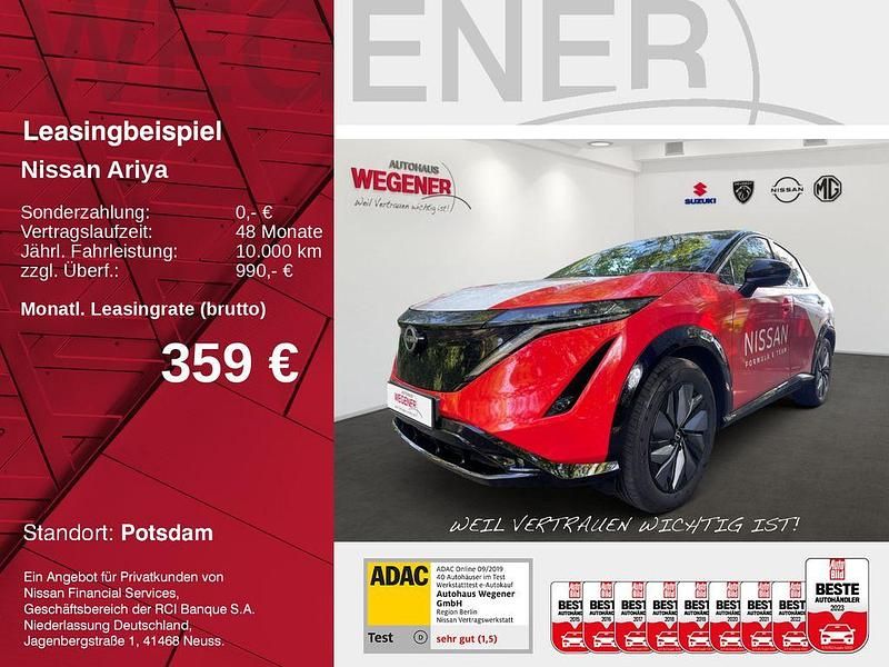 Aurora green Gebraucht 2022 Nissan Ariya Basis SUV | 28.399 € (Guter Preis) - Bild 1/4