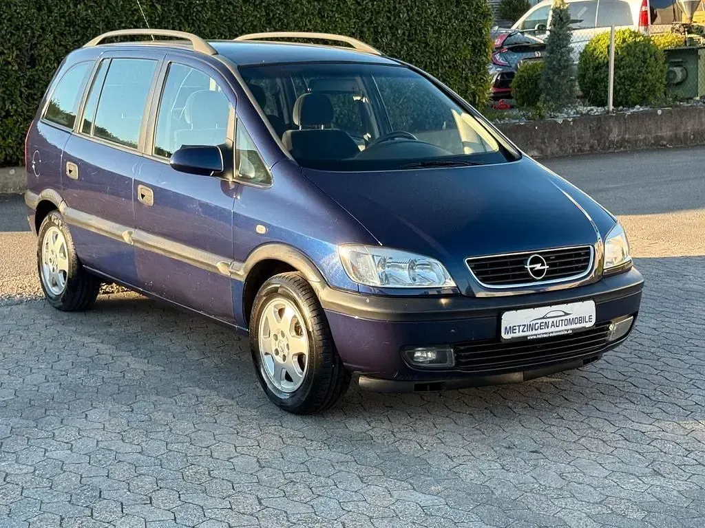 Gebraucht Opel Zafira Comfort 125 PS (91 kW) 2002 Blau Van / Kleinbus