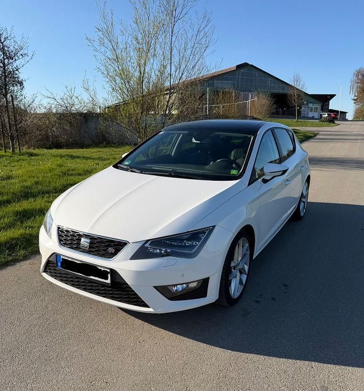Usata Seat Leon FR 150 CV (110 kW) 2013 Bianco Berlina