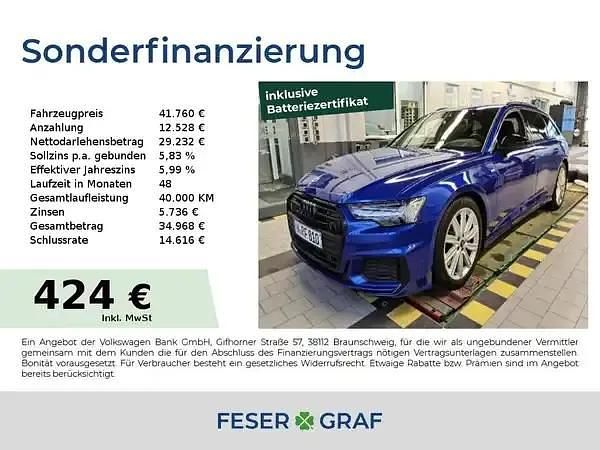 Gebraucht Audi A6 Business 367 PS (269 kW) 2023 Ultrablau metallic Kombi