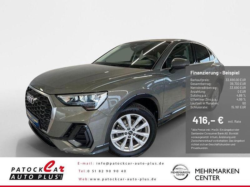 Grau Gebraucht 2022 Audi Q3 Sportback Performance SUV | 33.690 € (Fairer Preis) - Bild 1/4