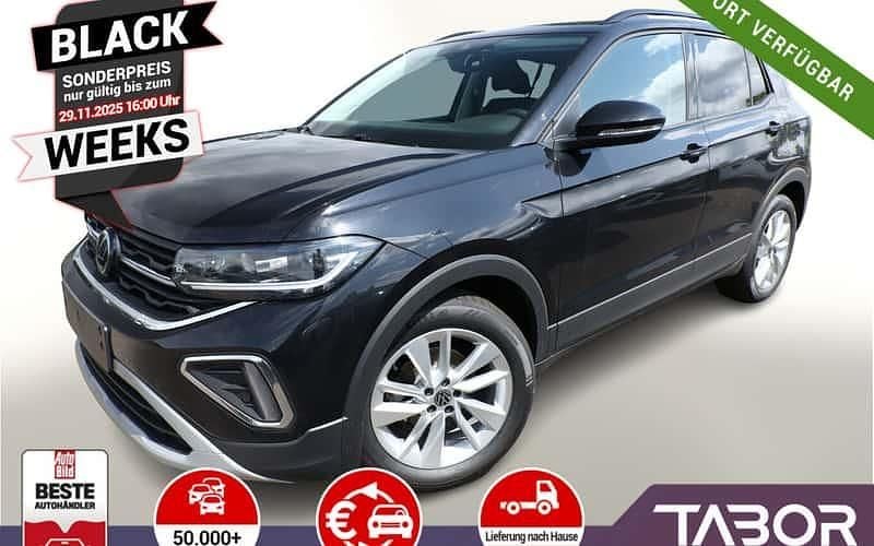 Schwarz Neu 2025 VW T-Cross Life SUV | 25.788 € (Guter Preis) - Bild 1/4