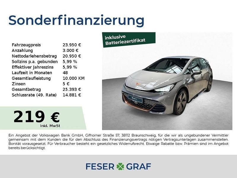 Grau Gebraucht 2023 Cupra Born Kleinwagen | 23.950 € (Fairer Preis) - Bild 1/4