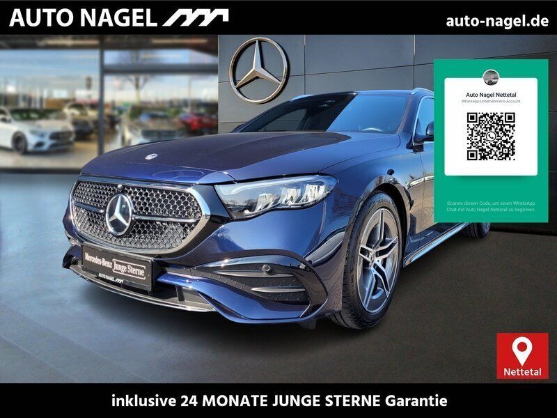Blau Gebraucht 2023 Mercedes E220 Advanced Kombi | 48.998 € (Fairer Preis) - Bild 1/4