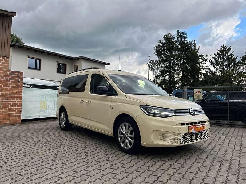 Gelb Gebraucht 2021 VW Caddy Maxi Life Van / Kleinbus | 25.999 € (Etwas zu teuer) - Bild 1/4