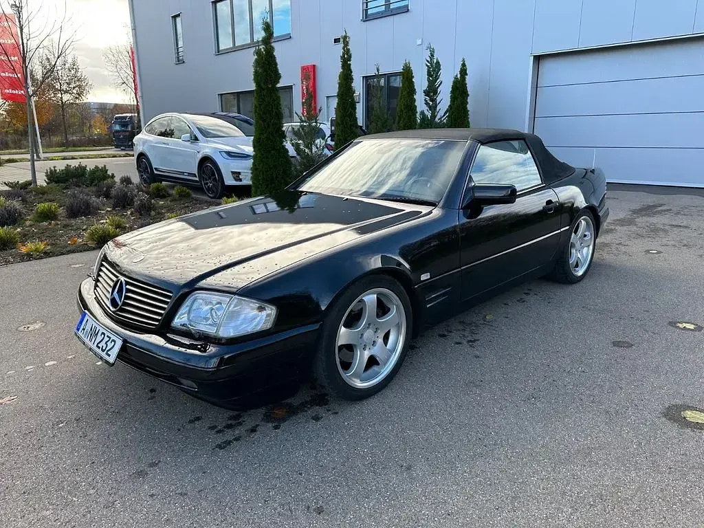 Gebraucht Mercedes SL320 231 PS (169 kW) 1998 Schwarz Cabrio